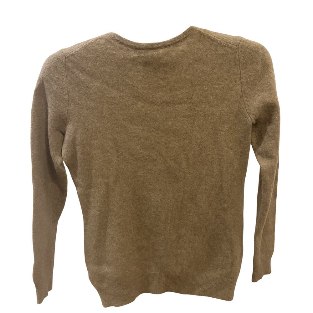 Charter Club Cashmere Sweater Women's size Medium 100% Cashmere in Tan - Picture 2 of 3